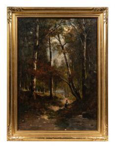 WEYL Max 1837-1914,Forest Landscape,Hindman US 2023-02-16