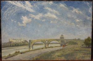 WHEELER Charles Thomas 1892-1974,Pont d'Avignon,20th century,Tooveys Auction GB 2022-01-18