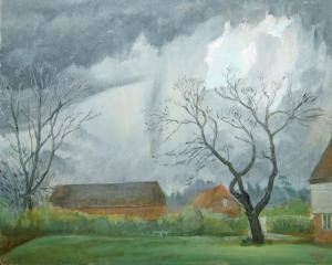 WHEELER Charles Thomas 1892-1974,Stormy Sky,1872,Rosebery's GB 2022-12-14