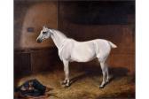 WHEELER Jnr. Alfred 1851-1932,A hunter in a stable,1888,Charterhouse GB 2015-04-24