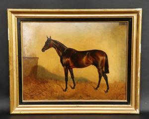 WHEELER Jnr. Alfred 1851-1932,Portrait du cheval Ladas,Auxerre Enchères FR 2022-11-13