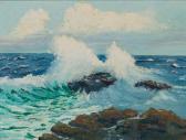 WHEELER O.H,Seascape,Mossgreen AU 2014-11-17