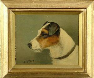 WHEELER Tim 1900-1900,A portrait of a Terrier,Anderson & Garland GB 2007-06-18
