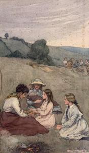 WHEELHOUSE Mary V. 1867-1947,Palm Reading, Illustration from 'The Slo,Duggleby Stephenson (of York) 2022-02-25
