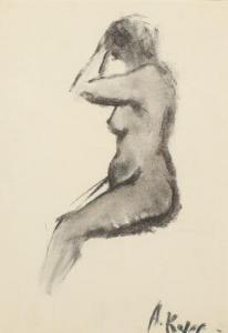 WHEELOCK Warren Frank 1880-1960,Naked woman,Bruun Rasmussen DK 2017-12-04