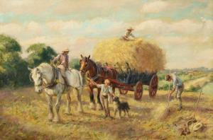 WHEELWRIGHT Rowland 1870-1955,Harvest Time,Tennant's GB 2023-07-15