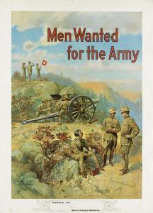 WHELAN MICHAEL P.,MEN WANTED FOR THE ARMY,1910,Swann Galleries US 2018-08-01