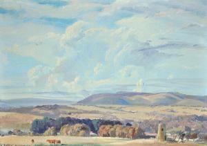 WHINNEN George 1891-1950,Across the Range, Victor Harbor,Elder Fine Art AU 2019-03-31