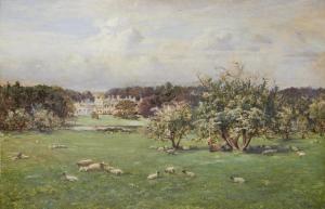 WHIPPLE john 1873-1896,A pastoral scene with a large country house in the,Bonhams GB 2012-09-11