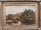 WHIPPLE John Adams 1823-1891,Two Figures by a River,Tooveys Auction GB 2014-03-26