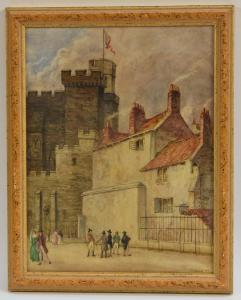 Whishent A.Y,Conversation Outside the Castle,1916,Bamfords Auctioneers and Valuers GB 2019-08-21
