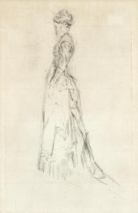 WHISTLER James Abbot McNeill 1834-1903,The Silk Dress,1875,Bonhams GB 2018-03-28