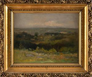 WHITAKER George William 1841-1916,Landscape Near Centerdale,1901,Eldred's US 2023-07-28