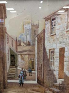 WHITE Arthur 1865-1953,St Ives street scene,Cheffins GB 2024-01-11