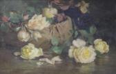 WHITE Edith 1855-1946,Still life with flowers,Slawinski US 2016-11-20