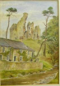 WHITE Edward Towry 1850-1932,Thirlwall Castle, Northumberland,Dreweatt-Neate GB 2005-10-20
