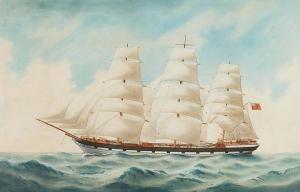 WHITE G.W,'Salamanca' - clipper in full sail,Bonhams GB 2009-07-01