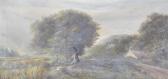 white george,Farmer and his Dog walking through a valley,1881,Halls GB 2022-03-09