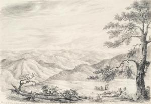 WHITE George Francis 1808-1898,View of the Himalayas from Mt Tyne,1829,Bonhams GB 2022-03-02