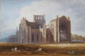 WHITE Henry Hobley 1790-1860,Melrose Abbey,Mallams GB 2014-07-11