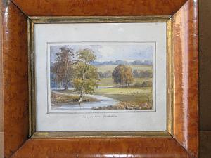 WHITE Henry Hobley 1790-1860,river landscape,Windibank GB 2008-11-29