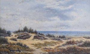 WHITE John 1855-1943,SAND DUNES,Ross's Auctioneers and values IE 2019-05-16
