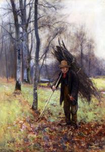 WHITE John 1851-1933,The Scavenger of the Woods,1883,Bamfords Auctioneers and Valuers GB 2008-09-11