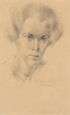 WHITE Lois 1903-1984,Self-Portrait,1925,Webb's NZ 2022-02-27