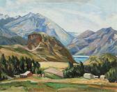 WHITE Minnie F. 1891-1984,Lake Wanaka,International Art Centre NZ 2011-03-30