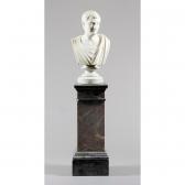 WHITE Nat 1900-1900,marble bust of a Roman gentleman, by Andreoni, Ita,Sotheby's GB 2003-07-15