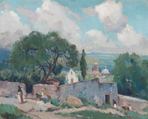 White Orrin Augustine 1883-1969,Mission Landscape,Bonhams GB 2023-11-30