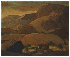 White Orrin Augustine 1883-1969,The rolling hills of California,John Moran Auctioneers US 2023-12-06