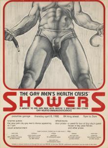 WHITE RICHARD,SHOWERS / THE GAY MEN'S HEALTH CRISIS,1982,Swann Galleries US 2015-05-07