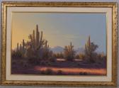 WHITE Russell E 1921-1987,desert scene New Mexico,Burstow and Hewett GB 2024-02-29