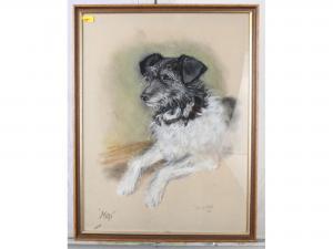 WHITE Ursula 1919-2011,Mitzi" portrait of a dog,Jones and Jacob GB 2016-07-13