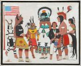 WHITEBEAD Baida,Theme Indian No. 4,1965,Ro Gallery US 2011-01-20