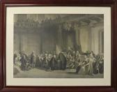 Whitechurch Robert 1814-1883,Benjamin Franklin Before the Privy Council,1859,Wiederseim 2019-11-30