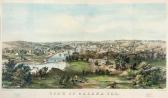 WHITEFIELD Edwin 1816-1892,View of Galena,1856,Susanin's US 2017-09-19