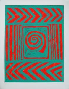 WHITEFORD Kate 1952,Double Chevron and Spiral,1989,Rosebery's GB 2020-08-22