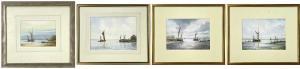 WHITEHEAD ALAN 1952,East Anglian coastal scenes with fishing boats,Rogers Jones & Co GB 2022-09-09