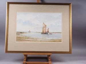 WHITEHEAD ALAN 1952,Estuary with Thames barges,Jones and Jacob GB 2022-01-12
