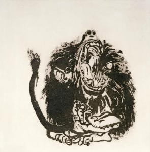 WHITELEY Brett 1939-1992,Young Baboon,1977,Menzies Art Brands AU 2017-08-10