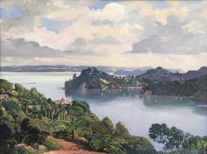 WHITEOAK Cyril 1900-1900,Clouds Over the Manukau,International Art Centre NZ 2019-02-19