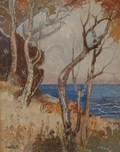 Whitfield J,Trees with the sea beyond,The Cotswold Auction Company GB 2019-05-14