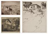 WHITFORD DORA 1888-1969,The Bridge Second Valley,Elder Fine Art AU 2020-07-07