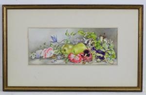 WHITFORD Filippa,Still life with flowers and fruit,Claydon Auctioneers UK 2021-08-04