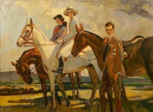 WHITING Frederic 1874-1962,Out Riding,Mallams GB 2022-01-17