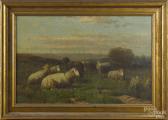 WHITING Henry W 1841-1905,Landscape with sheep,Pook & Pook US 2015-06-17
