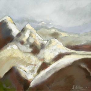 WHITLOCK JIM 1944,Distant Snow Peaks - Nepal,2020,David Lay GB 2022-11-03