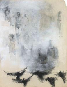 WHITMORE JOHN 1948,Black Bird III,1973,Swann Galleries US 2011-06-09